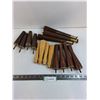 Image 1 : (4) Vintage Sets of Wooden Chair/Table Legs - 5" to 10" Length
