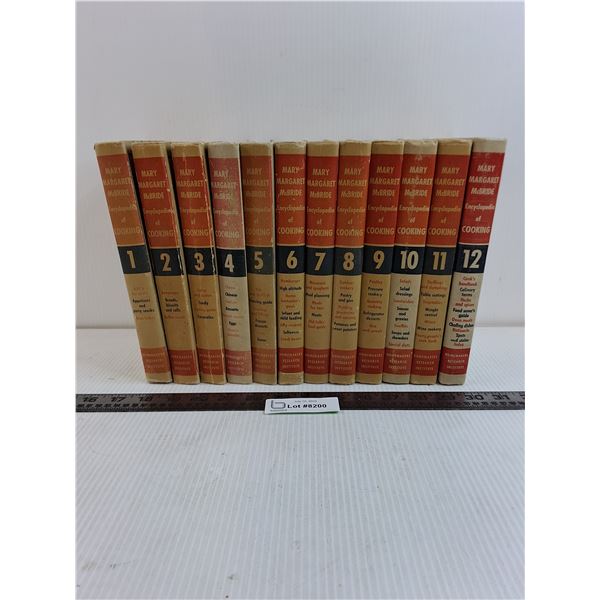Vintage Set of 12 Mary Margaret McBride Encyclopedia of Cooking - PICK UP