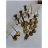 Image 2 : Assorted Brass Candle Holders