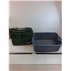 Image 1 : Storage Bin 21x15x9" & Coleman Insulated Tote