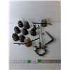 Image 1 : (9) Glass Insulators Up to 4" Tall, Misc.