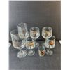 Image 2 : (12) Liquor Glasses- Wine & Shotglasses