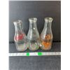 Image 1 : (3) Vintage Milk Jugs- Foxton Dairy, Detroit Creamery, Other Up to 10" Tall