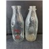 Image 2 : (4) Vintage Milk Jugs- Heewadin Dairy, 'D' Dutchmen, Alpha Milk Up to 10" Tall