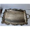 Image 3 : (3) Vintage Metal Trays Up to 24.75"