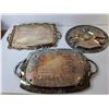 Image 5 : (3) Vintage Metal Trays Up to 24.75"