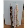 Image 1 : *(3) Rolls of Fabric- Unknown Lengths, Horse and Floral, 54" wide  -  PICK UP