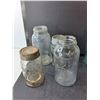 Image 2 : (7) Vintage Glass Jars Up to 9.5" Tall