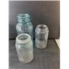 Image 3 : (7) Vintage Glass Jars Up to 9.5" Tall