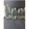 Image 3 : (6) Vintage Glass Jars Up to 9" Tall