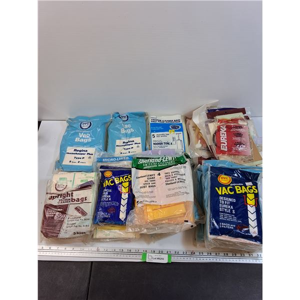 Various Vintage Vacuum Bags