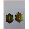 Image 4 : (2) CAA School Patrol Metal Badges