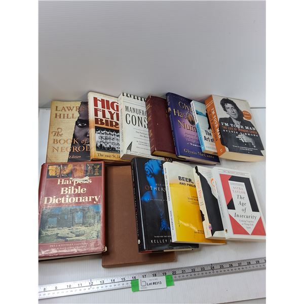 (13) Books - One Day, The Age Of Insecurity, The Tibetan Art Of Serenity, Misc - PICK UP