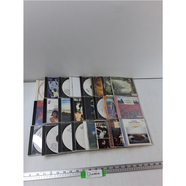 (24) CDS - Chopin Piano Favorites, Little Richard, Ace Of Base, Misc - As Is