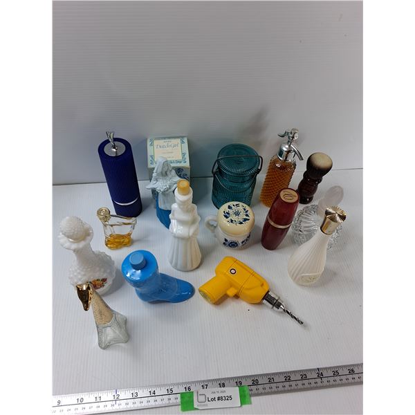 Assorted - Cologne Bottles, Perfume Bottles, Jar