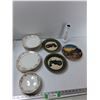 Image 1 : Assorted - (18) Plates, (6) Saucers, Candle Holder