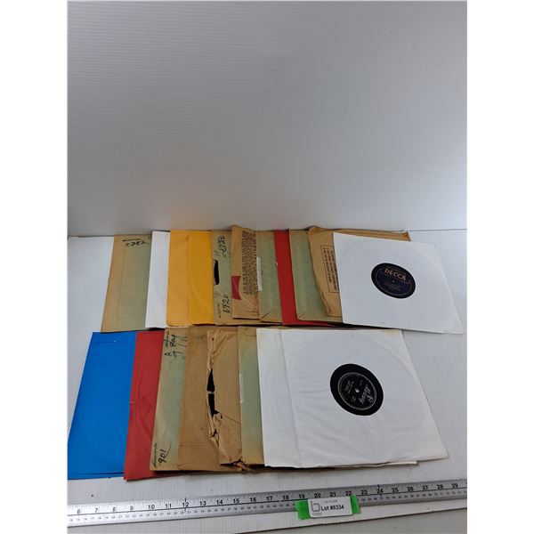 (19) Records - Pat Boone, Jim Lowe, Doris Day, Misc - As Is