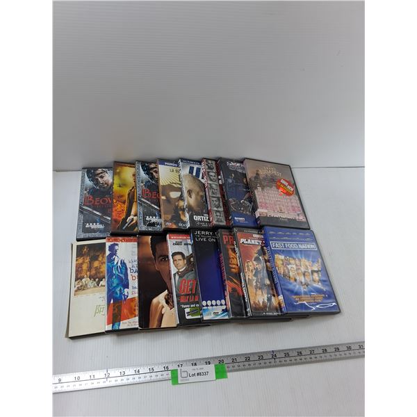 (16) Movies - Blood Diamond, Predator 2, The Grand Budapest Hotel, Misc