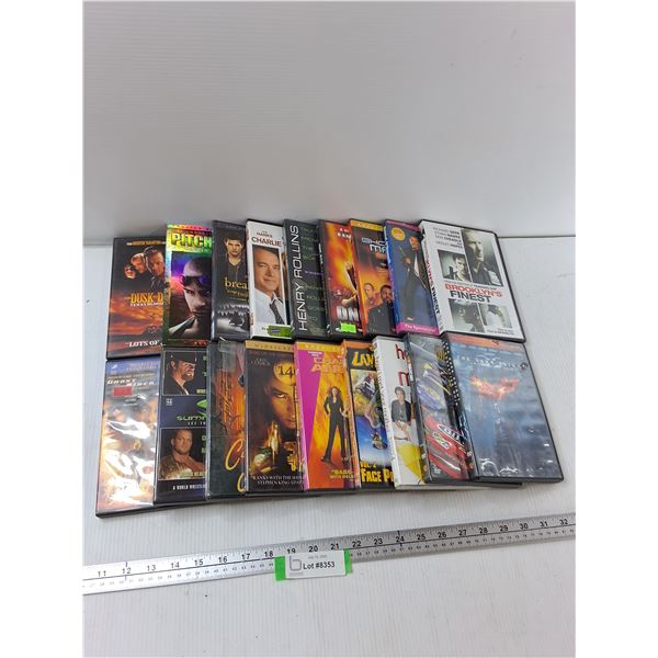 (18) DVDs  - Pitch Black, How I met Your Mother, Brooklyn's Finest, Misc