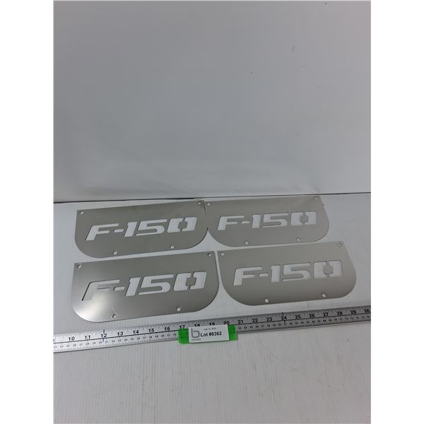 (4) F-150 Mudflap Panels - 10'' x 4.5''