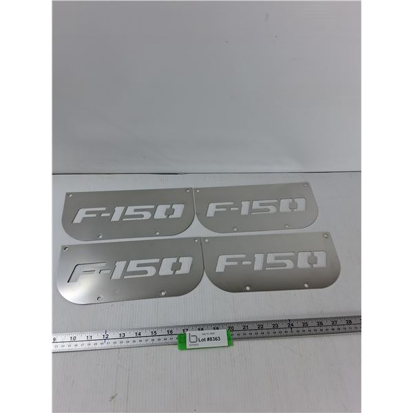 (4) F-150 Mudflap Panels - 10'' x 4.5''