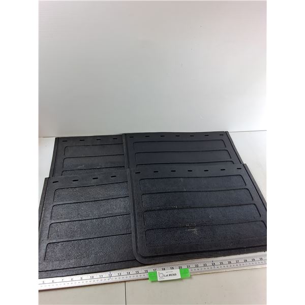 (4) MudFlaps - 19.5'' x 14''