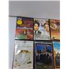 Image 2 : (10) DVDs - Downtown Abbey Season 6, Funding Neverland, Justified, Misc