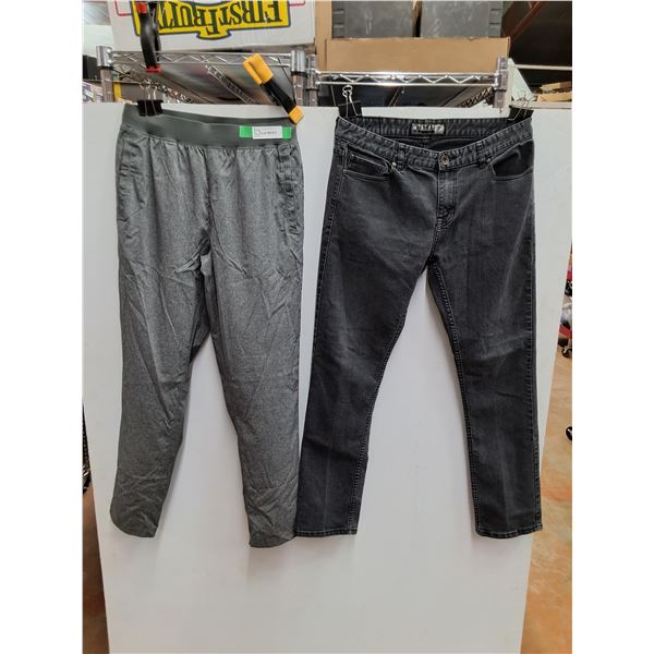 Slim Fit Denim Jeans and Pants - Size 34/32