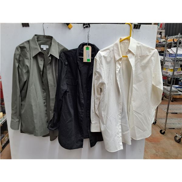 (3) Button Up Shirts - Size 32/33