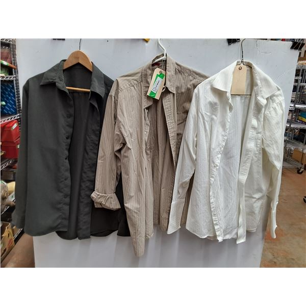 (3) Button Up Shirts - Size XL