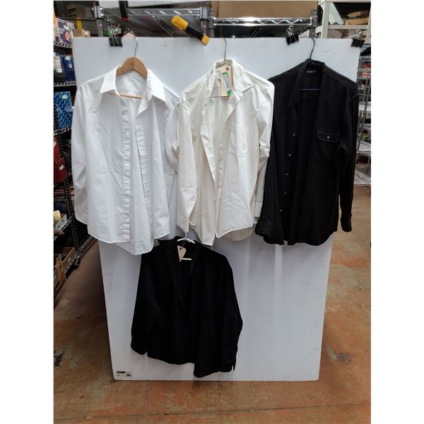 (4) Button Up Shirts - Size L