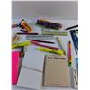 Image 3 : Various Office/School Supplies - Rulers, Sharpies, Key Chains and Notes