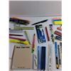 Image 4 : Various Office/School Supplies - Rulers, Sharpies, Key Chains and Notes