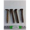 Image 1 : (4) Vintage Railway Spikes