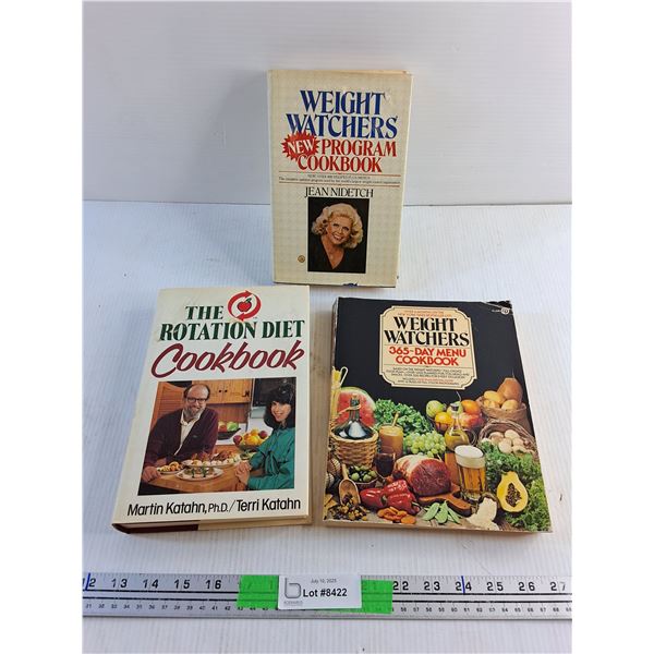 (3) Cookbooks - The Rotation Diet, Weight Watchers and 365 Day Menu Cookbook
