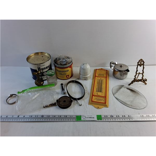 Tobacco Tins, Thermometer  and Collectibles