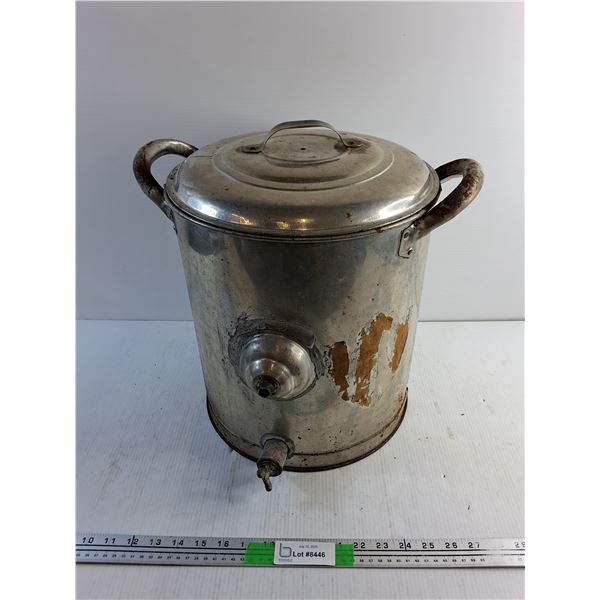 Vintage Metal Butter Churn 13" x 12", Pickup Preferred