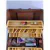 Image 3 : Tackle Box and Fish Hooks with Lures