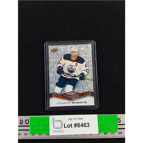 Upper Deck Spectrum Standouts Connor McDavid Rookie Hockey Card - Authenticity Not Guaranteed