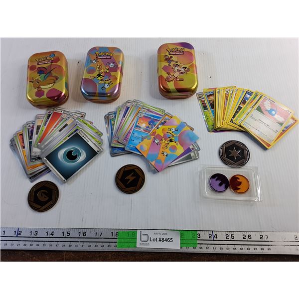 Pokemon Trading Cards and Tokens - Authenticity Not Guaranteed