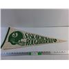 Image 1 : Saskatchewan Roughriders Autographed Pennant - Authenticity Not Guaranteed