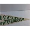 Image 3 : Saskatchewan Roughriders Autographed Pennant - Authenticity Not Guaranteed