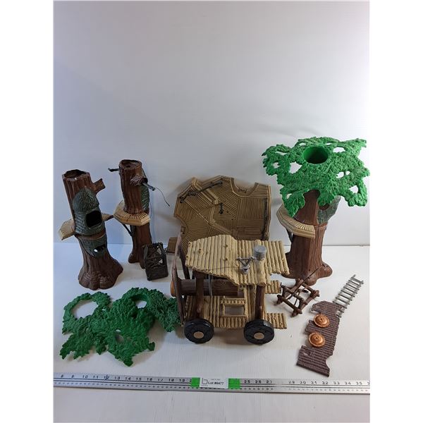 1980's Star Wars Ewok Village Play Set
