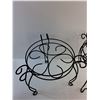 Image 2 : (2) Wired Plant Stands 13" x 12", Pickup Preferred