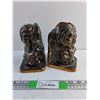 Image 1 : Vintage Aboriginal Chief Ceramic Bookends