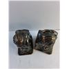 Image 2 : Vintage Aboriginal Chief Ceramic Bookends