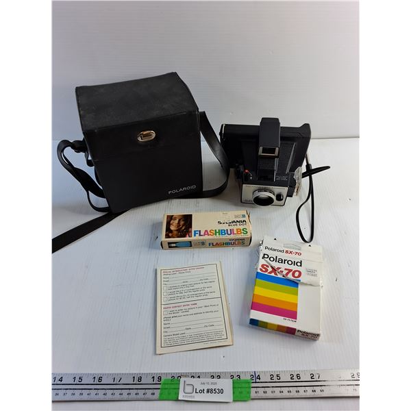 Polaroid Land Camera with Accessories - As Is