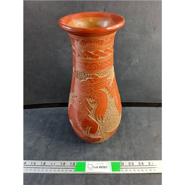 13" Decorative Ceramic Vase