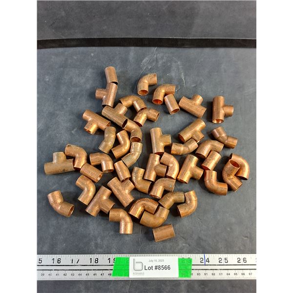 Various Copper Pipe Connectors