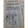 Image 3 : (17) Vintage 1950-1961 Sports Newspapers
